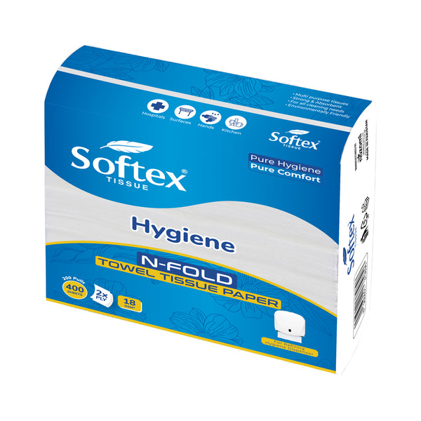 Softex Hygiene Hand Towel 400 Tissues (36gsm)