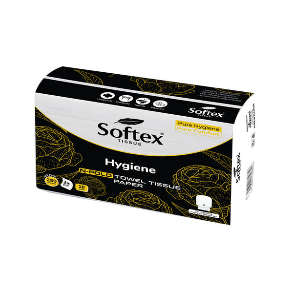 Softex Hygiene Hand Towel 250 Tissues (36gsm)