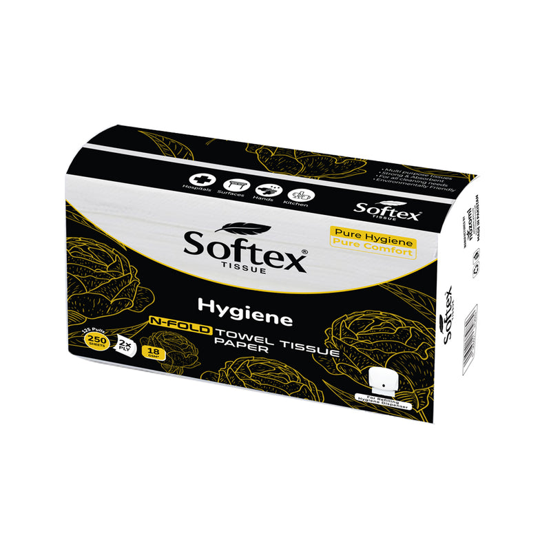 Softex Hygiene Hand Towel 250 Tissues (36gsm)