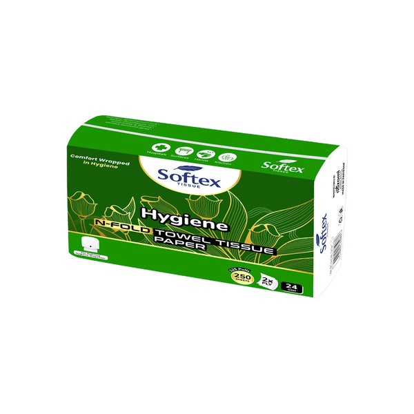 Softex Hygiene Hand Towel 250 Tissues (48gsm)