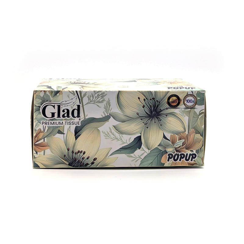 GLAD Tissue Box Popup (300 Tissues, Recycled)
