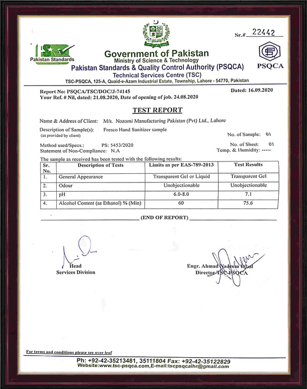 PSQCA Certification