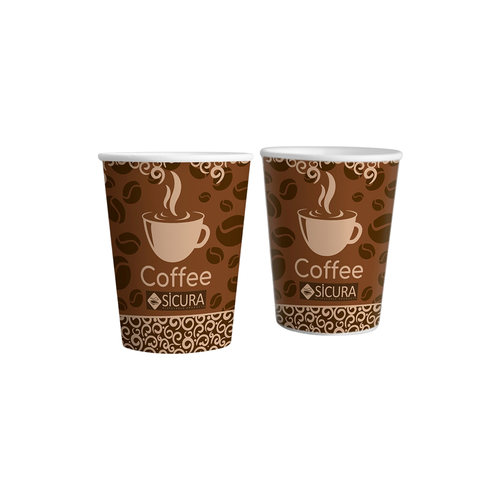 Sicura Disposable Paper Cup 8oz (240ml)