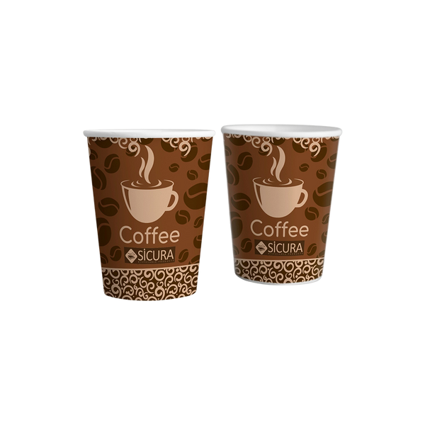 Sicura Disposable Paper Cup 6oz (180ml)