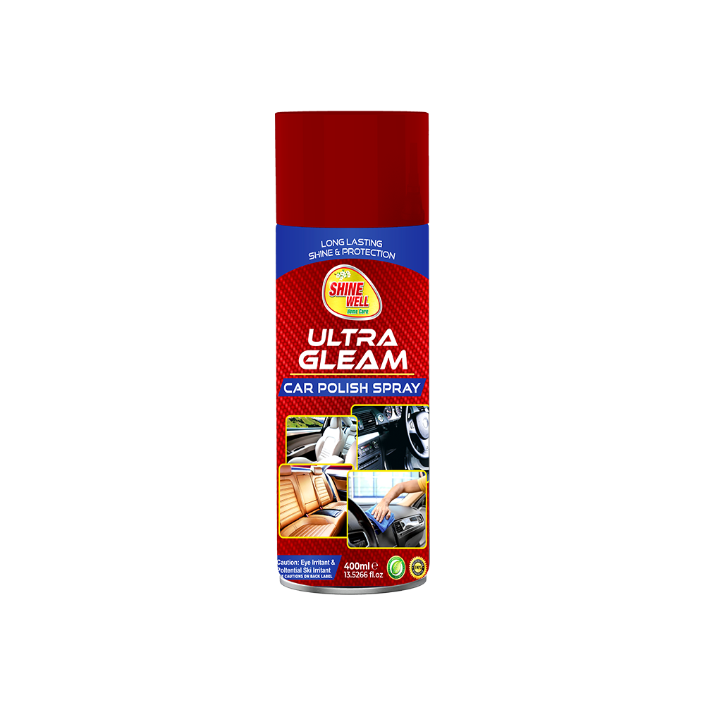 Shine Well Car Polish Aerosol 400ml (Desire)