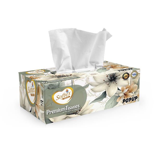 Softex Tissue Box Multicolor (300 Tissues)