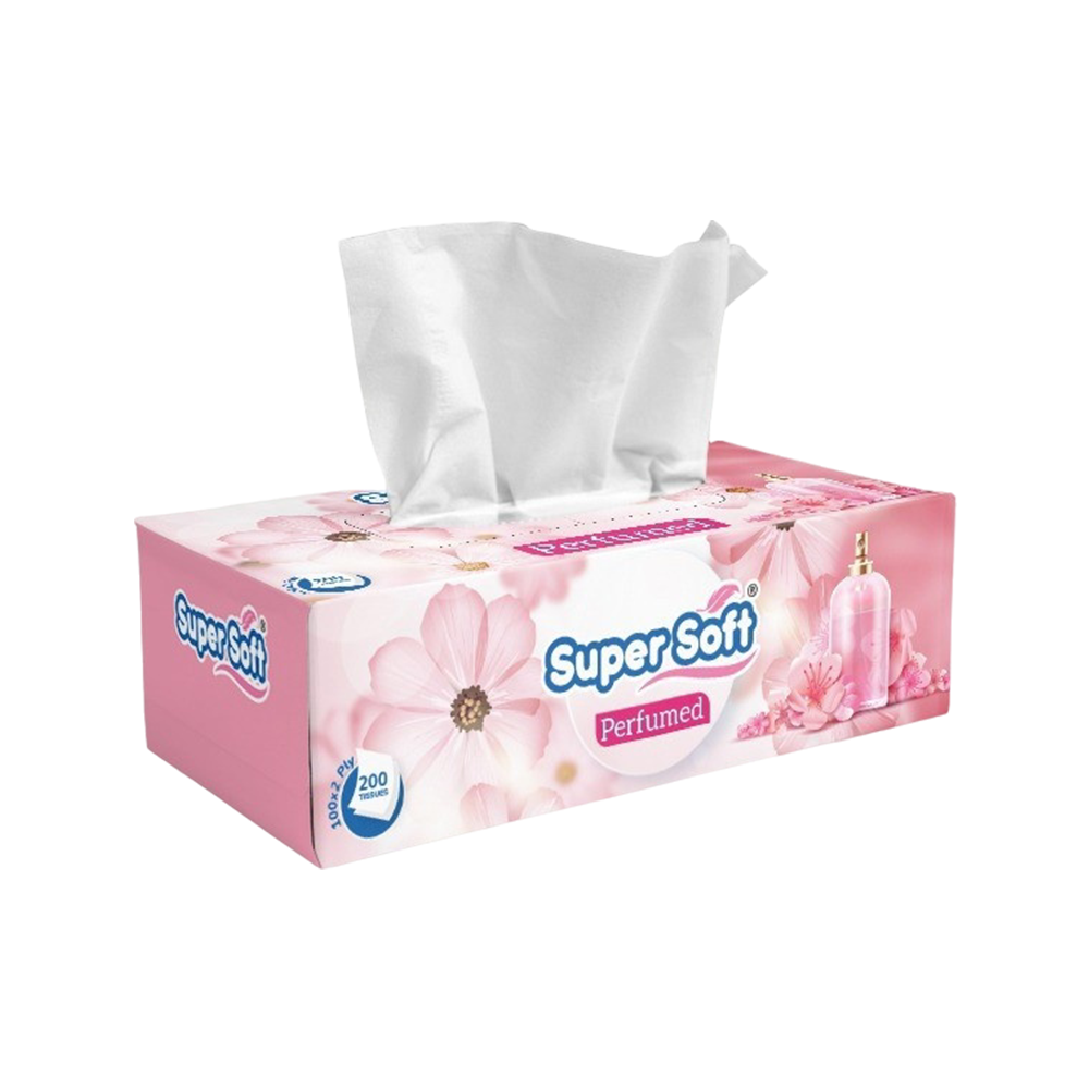 Super Soft Tissue Box Perfumed (200 Tissues)