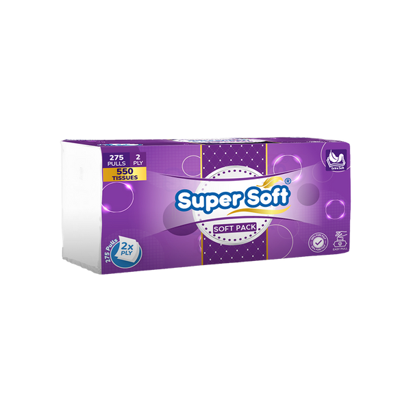 Super Soft Soft Pack (550 Tissues)